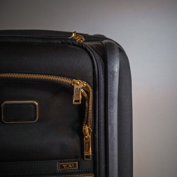 TUMI- Suitcase- Alpha International Dual Access 4 Wheeled Carry-On- Used Once! - Picture 9 of 17